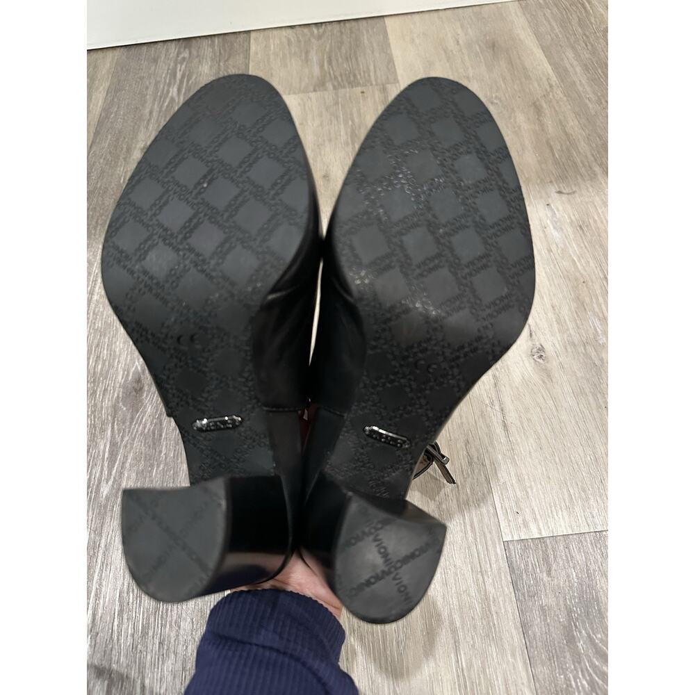 Vionic Lacey Black Leather Ankle Strap Booties Womens 7 EU 38 Arch Support - Picture 7 of 7